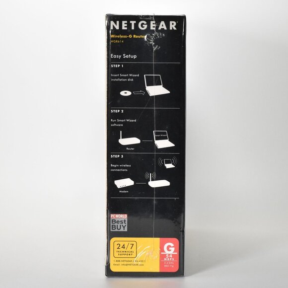 Netgear WGR614 Wireless G Router 54MBPS WGR614DLNA NEW SEALED - Picture 6 of 8